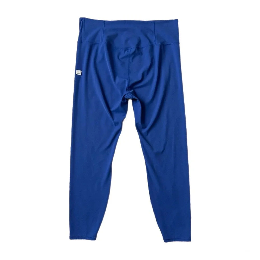 Vuori All The Feels Leggings Indigo Bright Iris Blue High Rise 7/8 VW4018 XXL